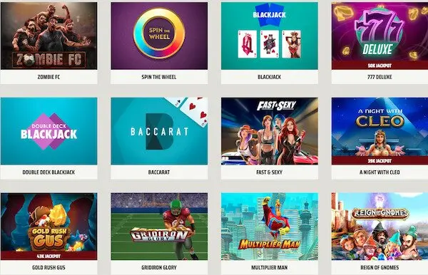 Ignition online casino games