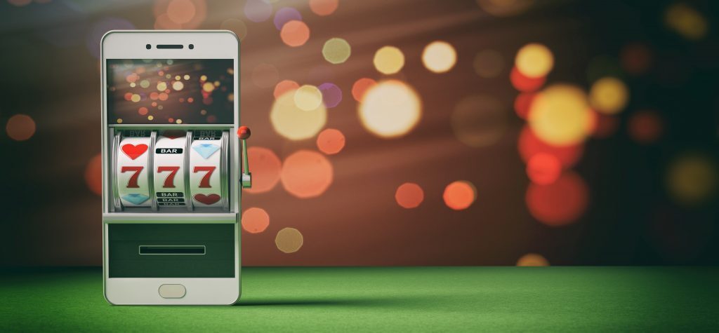 online slot machine game on mobile phone