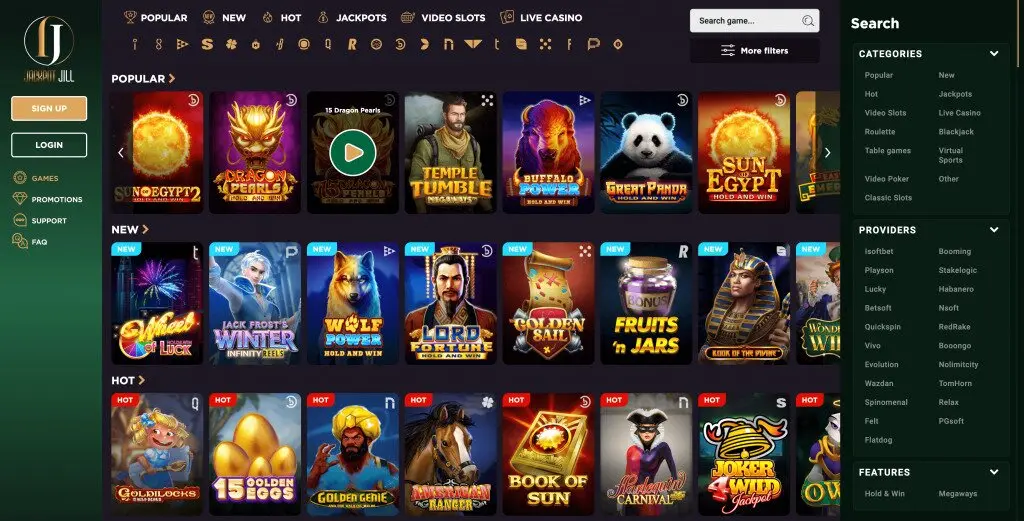 Jackpot Jill game library