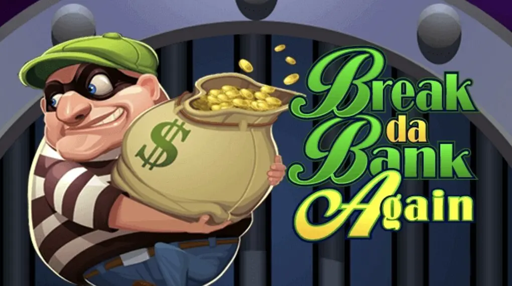 Break da bank online pokie logo