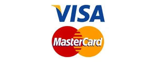 Mastercard and Visa logo